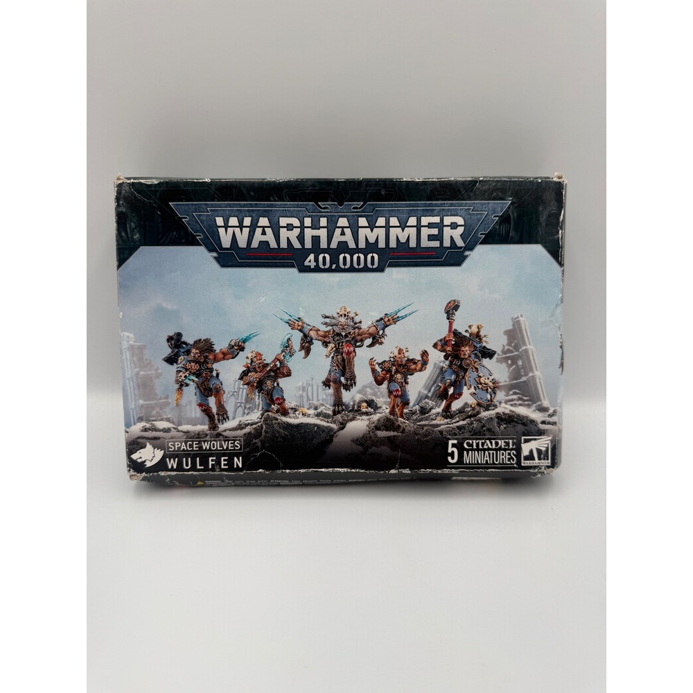 Warhammer 40k Space Wolves Wulfen Citadel 5 Miniatures Set 53-16 Games Workshop